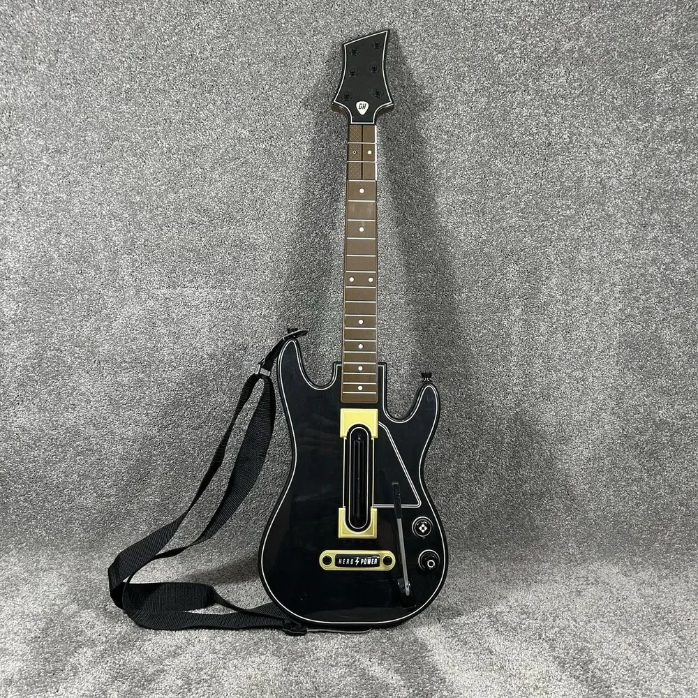 Guitar Hero Activision Power Wireless Guitar Model 0000654 PS3 Xbox 360 Untested